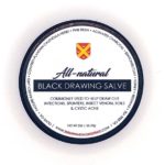 Black Drawing Salve with Closed Lid